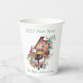 ブラウンベビーグランドピアノリサイタル 紙コップ (正面)