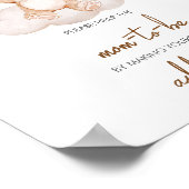 ブラウンベビーベアバルーン封筒ステーション ポスター (角)