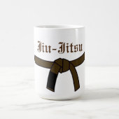 ブラウンベルト柔術コーヒーマグ コーヒーマグカップ (中央)