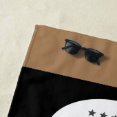 ブラウンベルトBJJ品質1925ジム道場から ビーチタオル (インサイチュ)