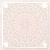 ブラウンベースマンダラ ガラスコースター (裏面)