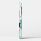 ブラウンペリカンインウィンターカラーズ抽象デザインカス Case-Mate iPhoneケース (裏面 / 左)