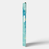 ブラウンペリカンインウィンターカラーズ抽象デザイン Case-Mate iPhoneケース (裏面 / 右)