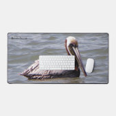 ブラウンペリカンデスクマット デスクマット (キーボード&マウス)