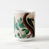 ブラウンペリカンバードズオブアメリカオードゥボンプリント コーヒーマグカップ (中央)