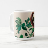 ブラウンペリカンバードズオブアメリカオードゥボンプリント コーヒーマグカップ (正面左)