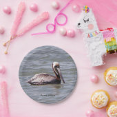 ブラウンペリカン紙プレート ペーパープレート (パーティー)