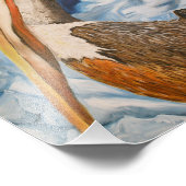 ブラウンペリカン フォトプリント            (角)