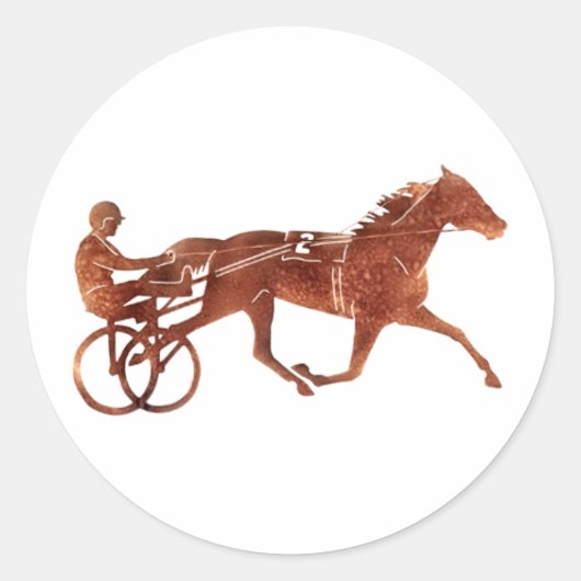 ブラウンペーサーシルエット ラウンドシール (正面)