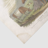 ブラウンホワイトカウエフエメラデクページヴィンテージファーム 薄葉紙 (詳細)