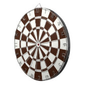 ブラウンホワイト ダーツボード (正面右)