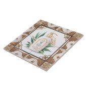 ブラウンホワイトSPF 50サンスクリーンビーチハウスバスルーム タイル (側面)