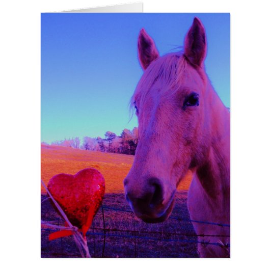 ブラウンホースと赤いハート (正面)
