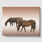 ブラウンホースアニマルバースデーパーティーゲストブック ゲストブック (裏面)