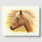 ブラウンホースイエローサンバースデーパーティーゲストブック ゲストブック (裏面)