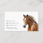 ブラウンホースエクエストランビジネスカード 名刺 (裏面)