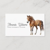 ブラウンホースエクエストランビジネスカード 名刺 (正面)