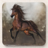 ブラウンホースコルクコースター コースター (正面)