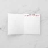 ブラウンホース招待状 招待状 (内部)