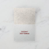 ブラウンホース転がズインスノーホリデーカード シーズンカード (内部)