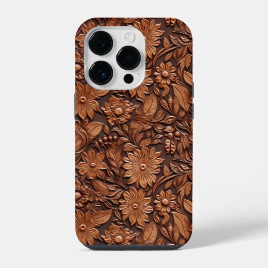 ブラウンボホフローラ iPhoneケース (裏面)