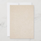 ブラウンボホーレインボー&デイジーフローラサンドベビーシャワー 招待状 (裏面)