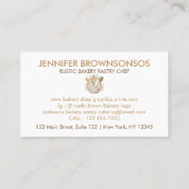 ブラウンボホ料理フラワー素朴ベーカリー 名刺 (裏面)