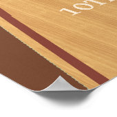 ブラウンボーリング誕生日パーティーポスター ポスター (角)