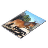 ブラウンポニーターコイズスカイ ノートブック (左側)