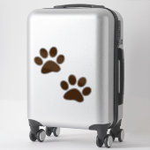 ブラウンポープリント シール (スーツケース)