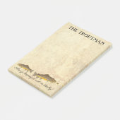 ブラウンマスのフライ釣りルアー ポストイット (アングル)