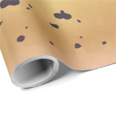 ブラウンマスの魚の皮のおもしろい斑点パターン ラッピングペーパー (ロールコーナー)