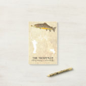 ブラウンマス釣りルアー後編ノート ポストイット (デスク上)