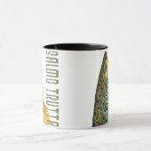 ブラウンマス魚類学、魚釣り、フライ釣り マグカップ (中央)