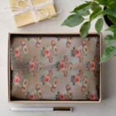 ブラウンマッシュルームデカップクラフト紙 薄葉紙 (ギフト)