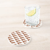 「ブラウンマトゥカ」ストリーマーフライパタンコースター。 コースター (側面)