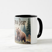 ブラウンママベアキュブス森マザーズの日 マグカップ (正面右)