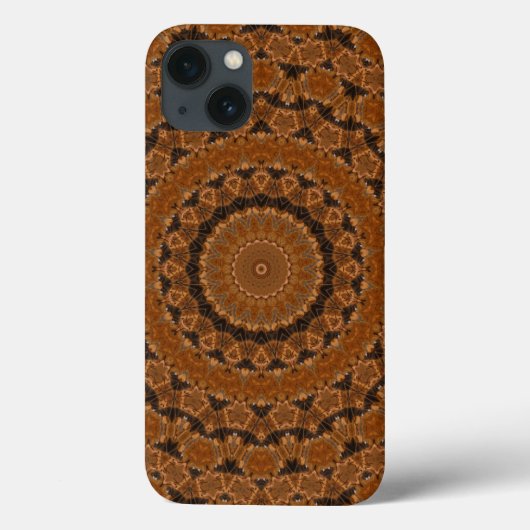 ブラウンマンダラホイール Case-Mate iPhoneケース (裏面)