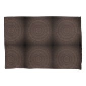 ブラウンマンデラデザインHAMbyWGピローケース 枕カバー (正面左)