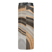 ブラウンマーブルゴールドヴィンテージデザイン タンブラー (裏面)