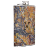 ブラウンマーブルストーンプリント フラスク (右)