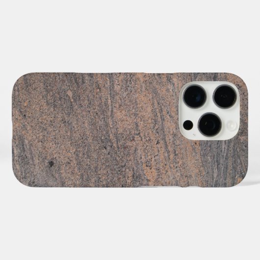 ブラウンマーブル渦巻き - あらゆるケースに対応 Case-Mate iPhoneケース (裏面 (横))