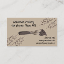 ブラウンミニマルベーキングウィスクベーカリー