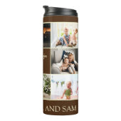 ブラウンミニマル8コラージュ最高のグランドパEver写真 タンブラー (回転右)