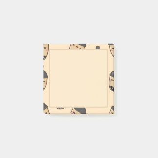 ブラウンミルクティーバブルティーボバかわいい付箋 ポストイット