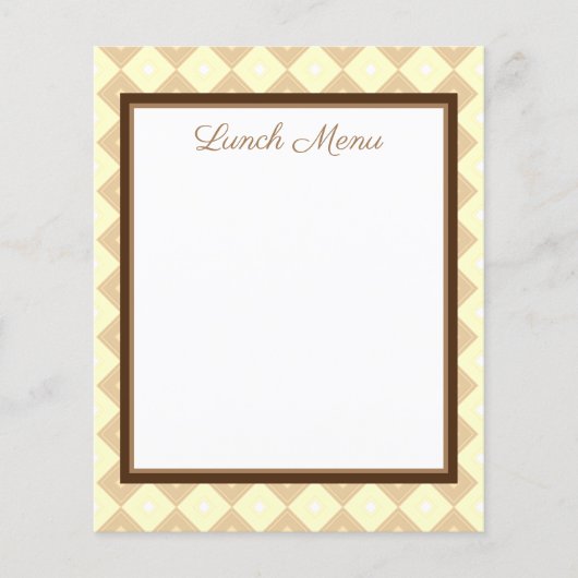 ブラウンメニューランチ&ディナーinダイヤモンドデザイン (正面)