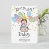 ブラウンメルレコックパオカバポウドッグバースデーパーティー 招待状 (スタンド正面)