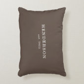 ブラウンモダンカスタムファミリ名 アクセントクッション (正面(垂直))