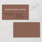 ブラウンモダンコンテンポラリー会社 名刺 (正面/裏面)