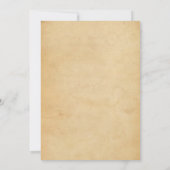 ブラウンモダンハローウィンパーティ招待状 招待状 (裏面)